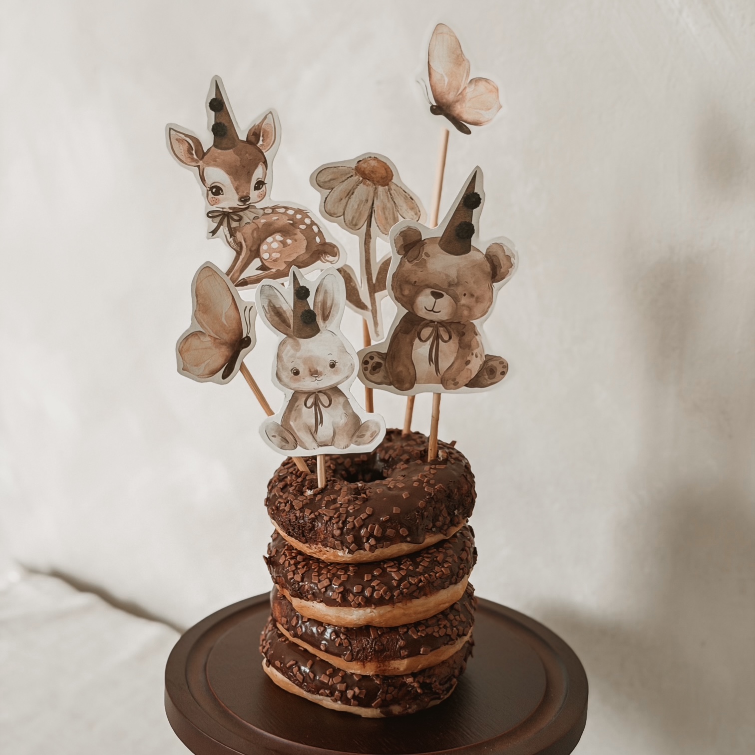 Cake topper - Gozdne živali - slika 2