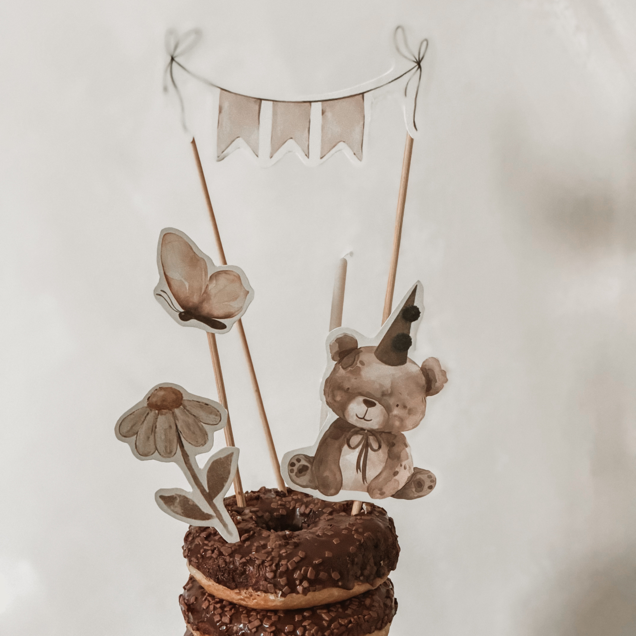 Cake topper - Gozdne živali - slika 3