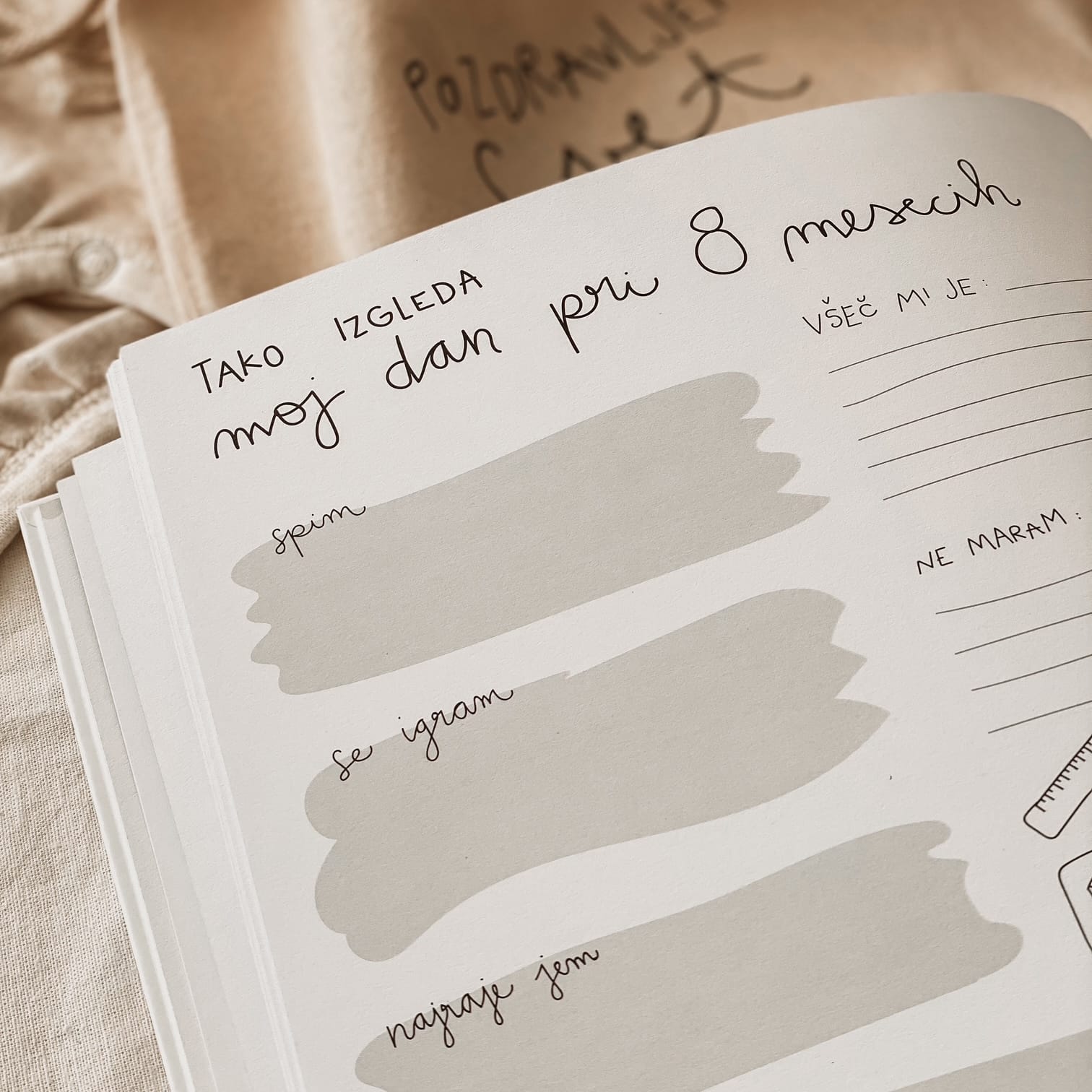 Dojenčkov dnevnik “pozdravljen svet" - slika 3