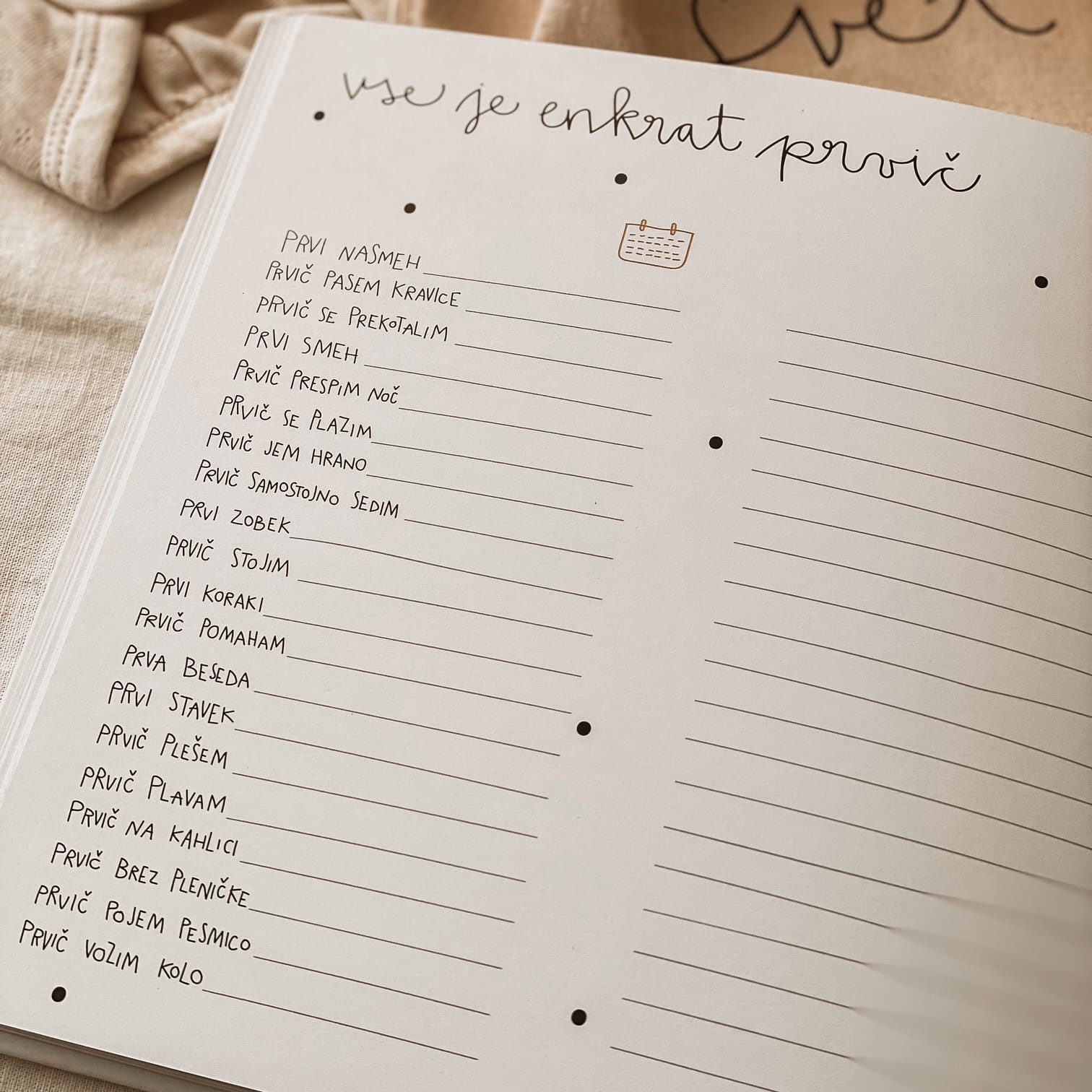 Dojenčkov dnevnik “pozdravljen svet" - slika 4