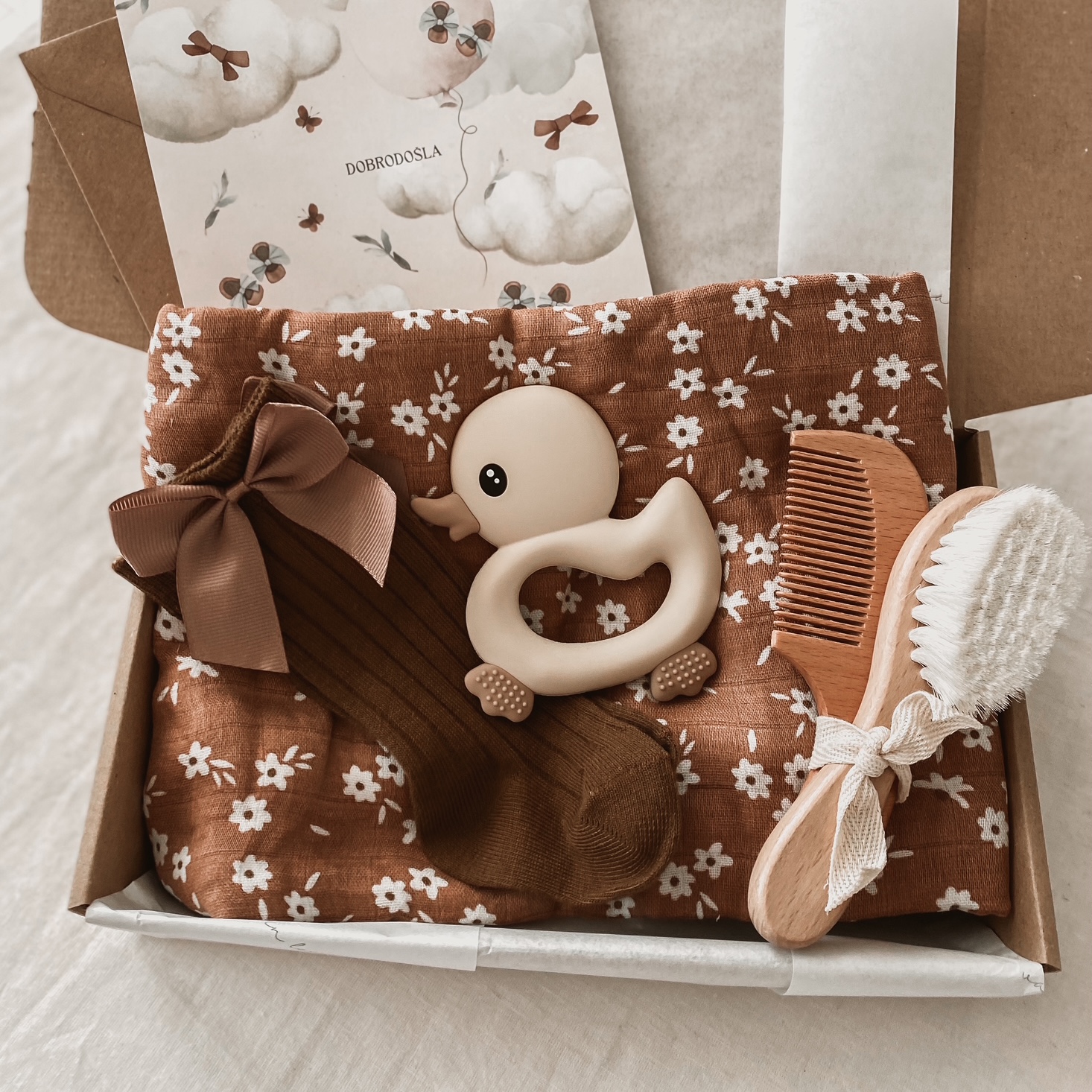 Darilni paket za novorojenčka - Lahkoten dotik