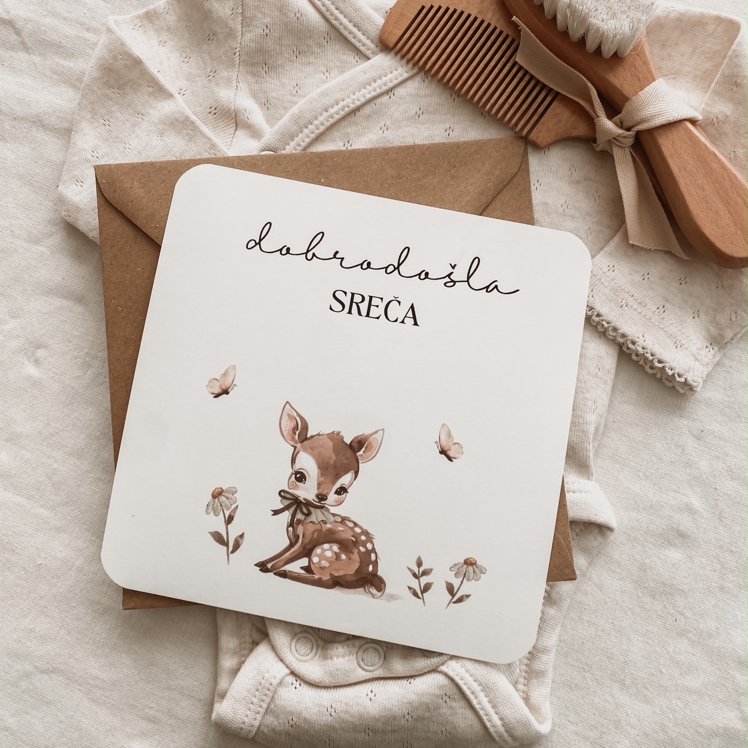 Čestitka ob rojstvu - Vanja in lev