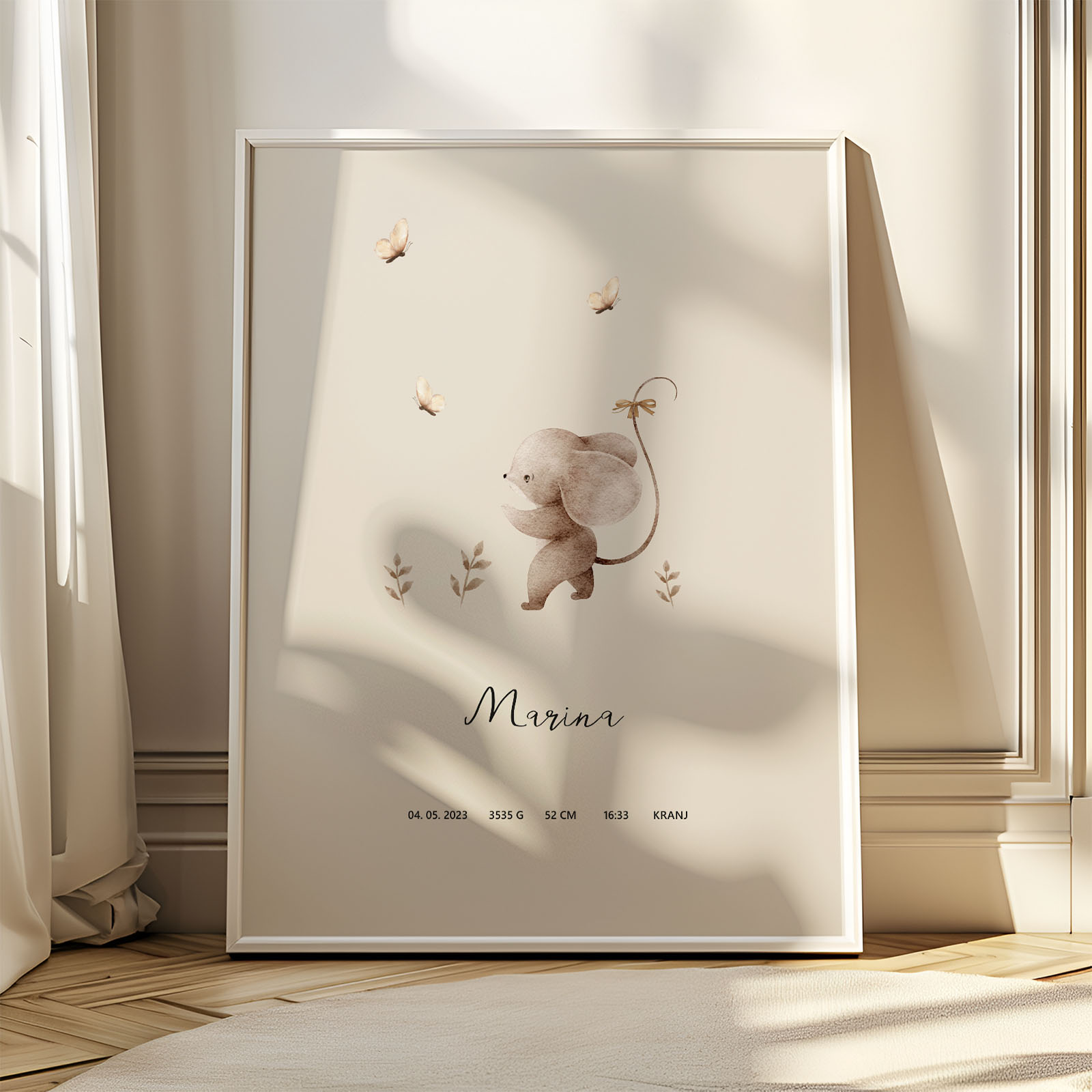 Rojstni print "miška"