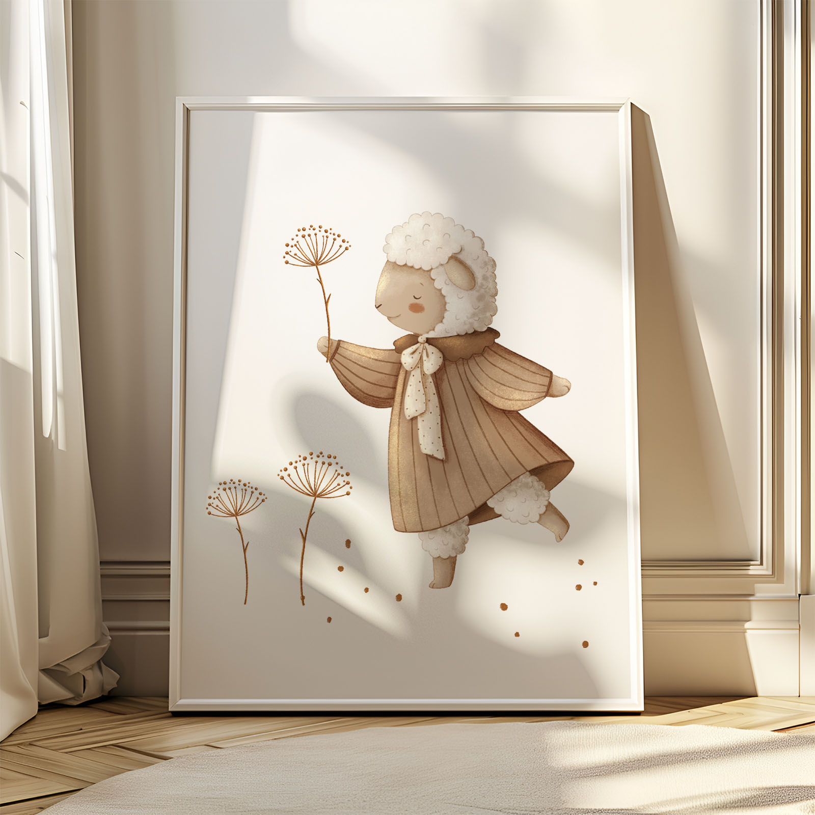 Dekorativni plakat za otroško sobo – nežen stenski dekor za otroke
