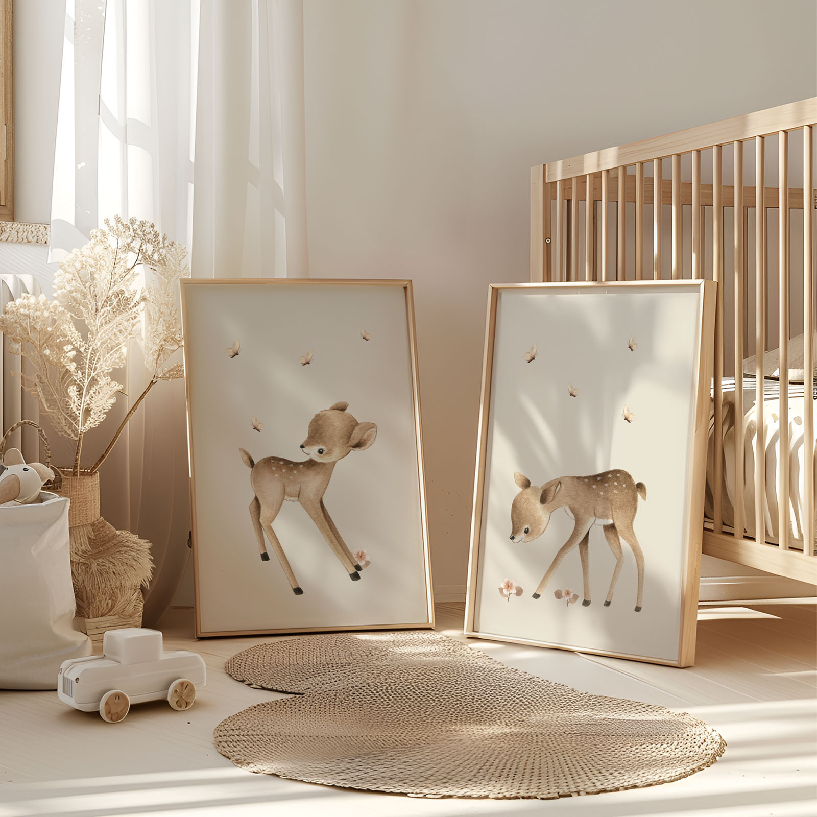 Dekorativni plakat za otroško sobo – nežen stenski dekor za otroke