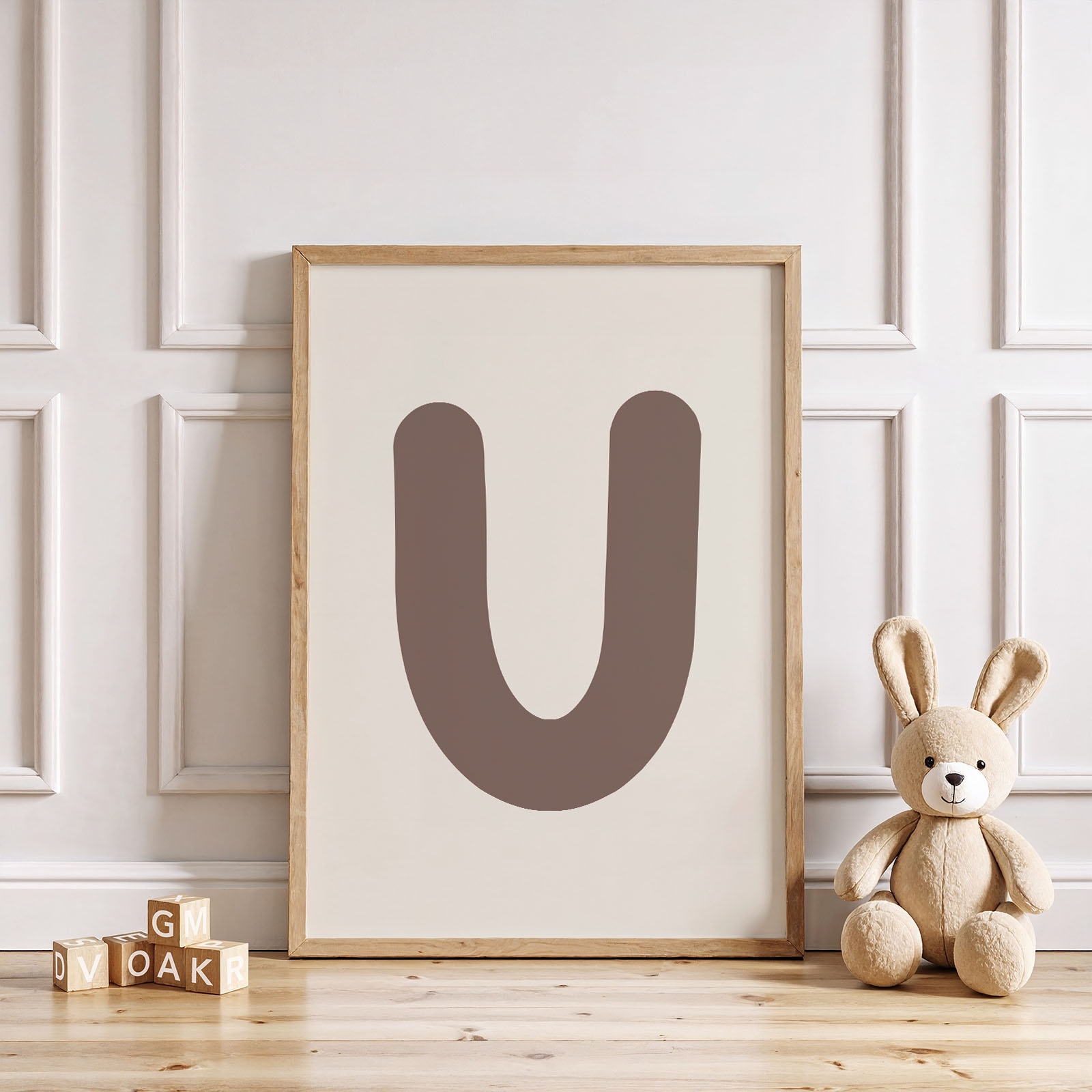 Plakat z inicialko za otroško sobo – Vesolje - slika 2