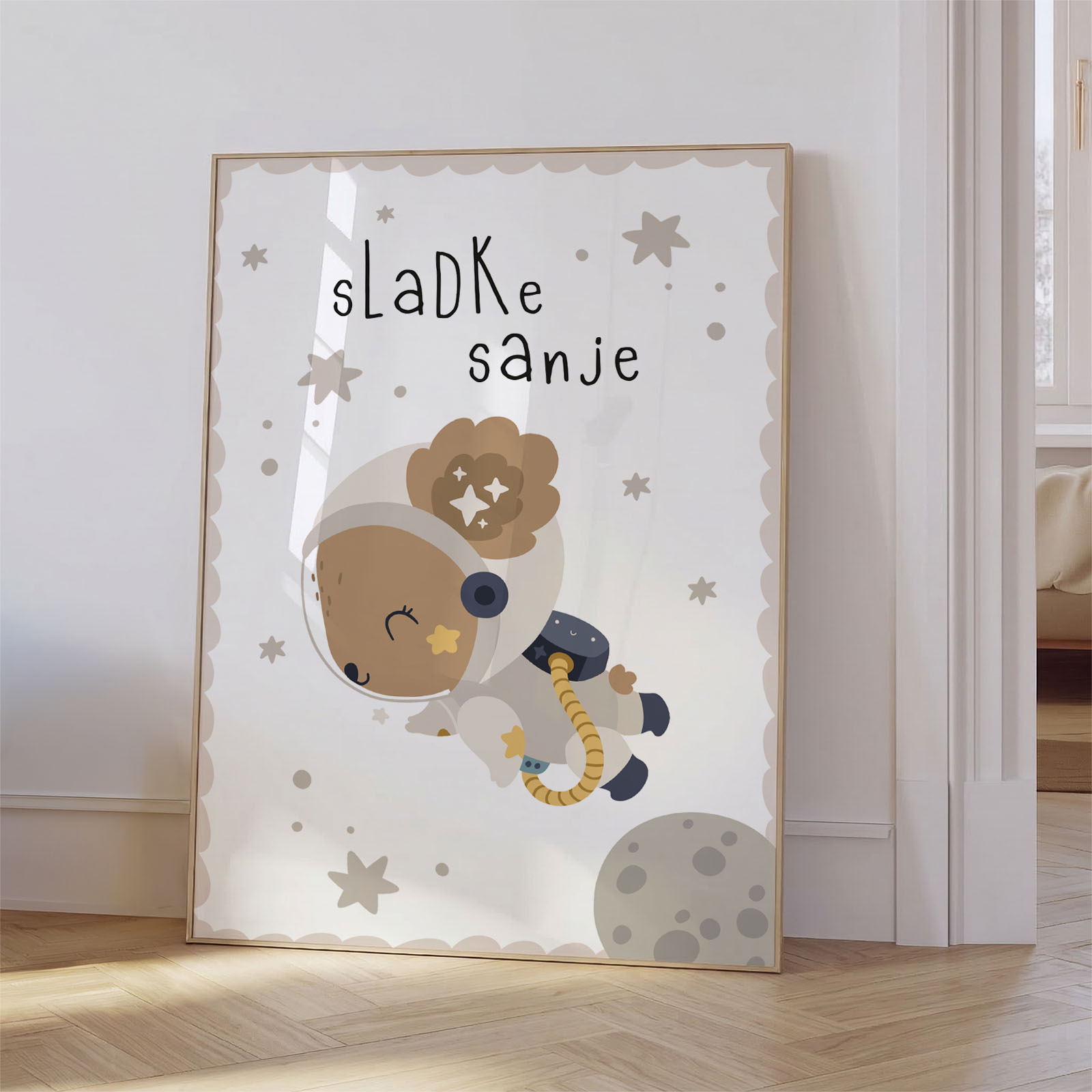 Dekorativni plakat za otroško sobo - Sladke sanje koala