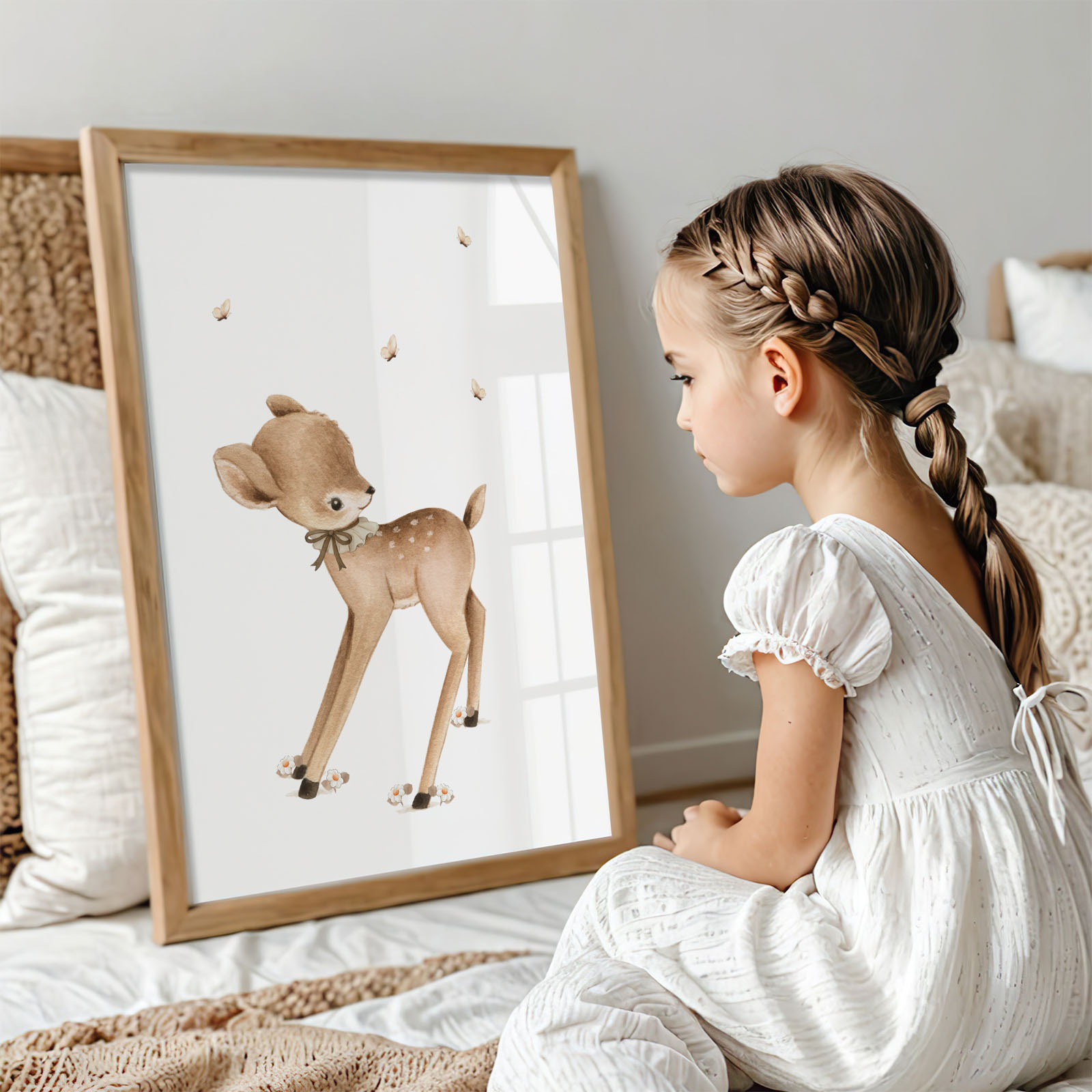Dekorativni plakat za otroško sobo - Bambi - slika 3
