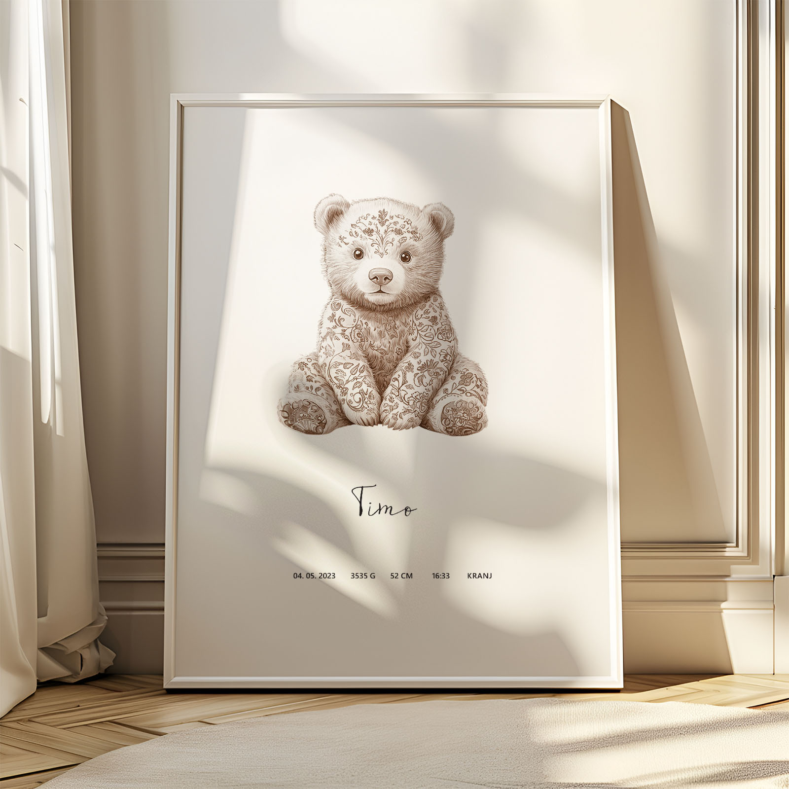 Rojstni print "vzorec gozdne živali"