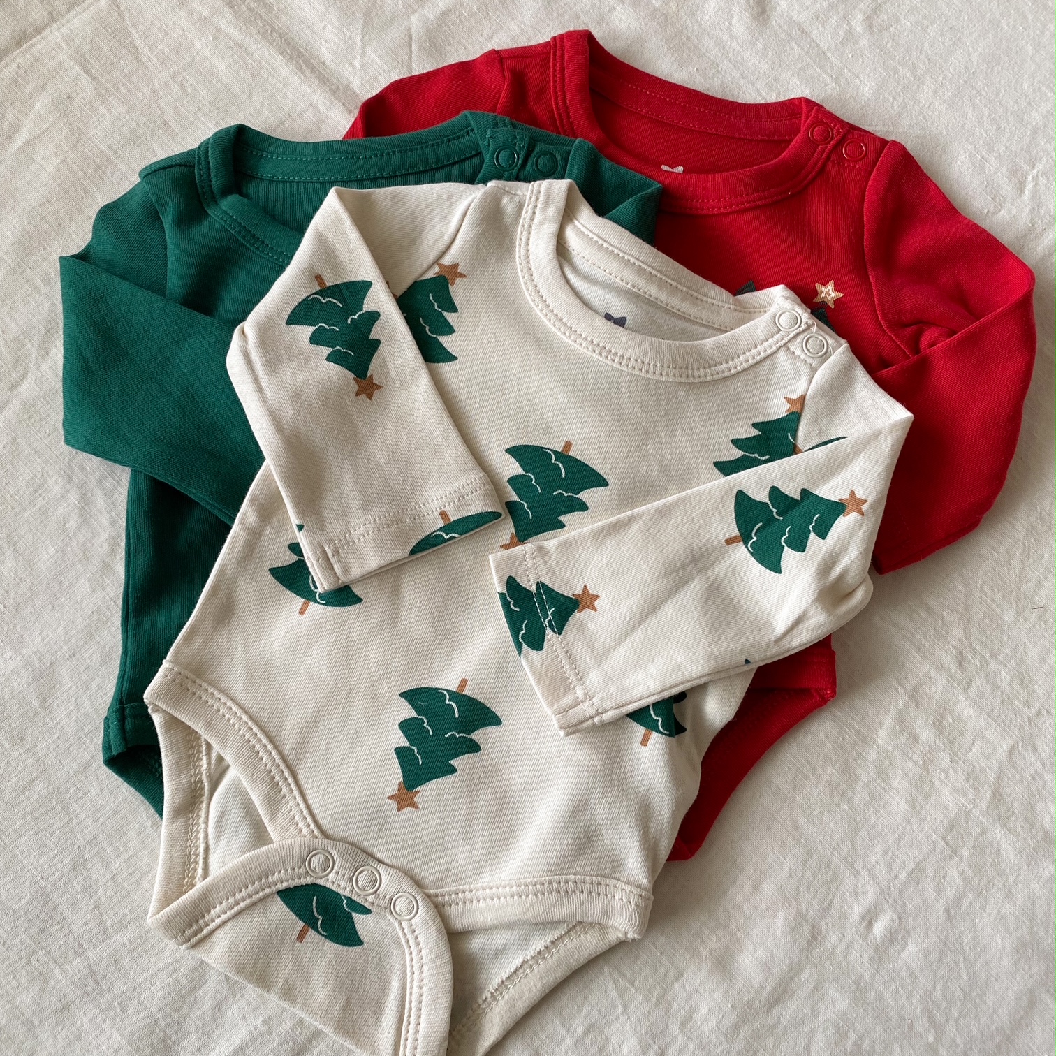 Komplet bodijev "božični"