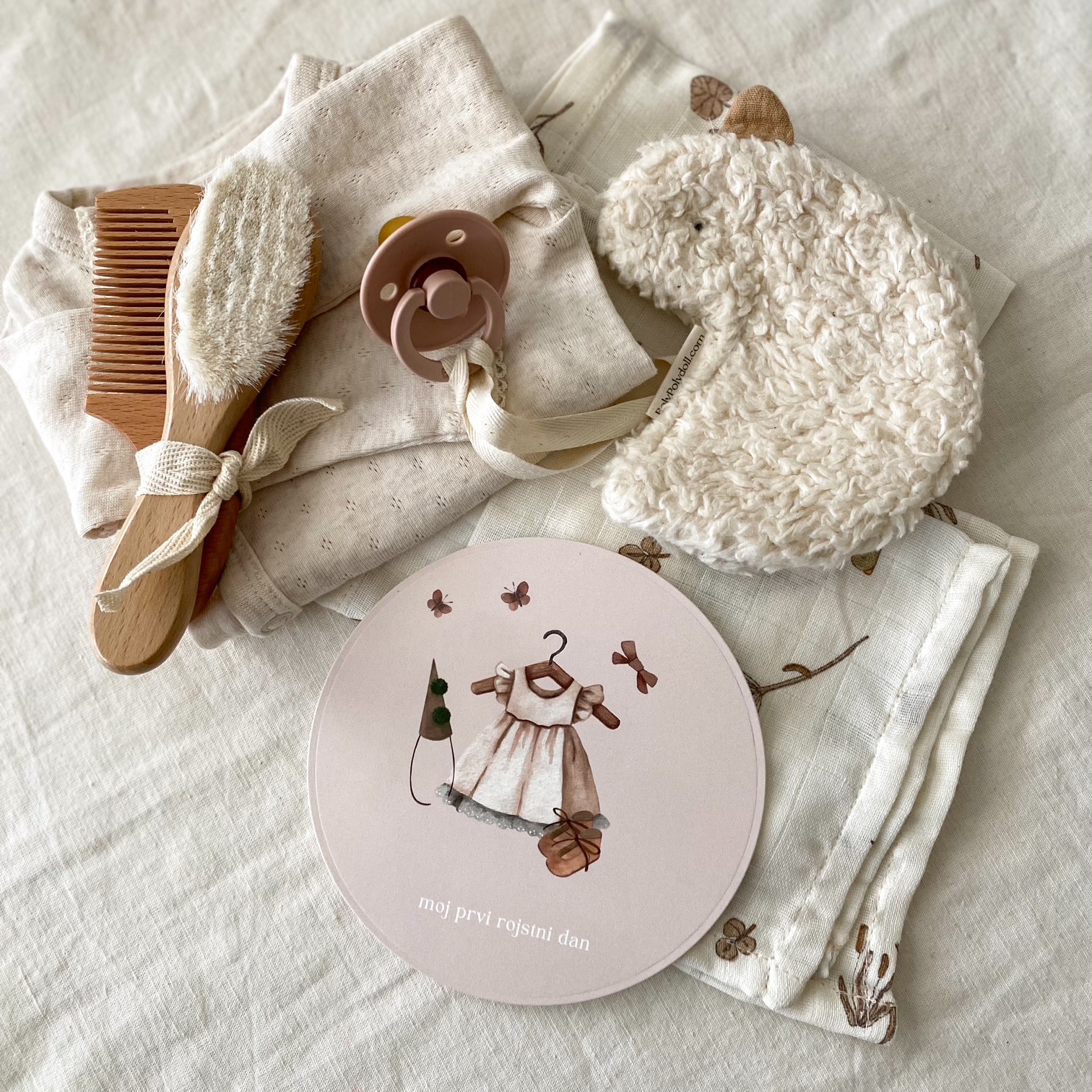 Kartice mejnikov za dojenčka - Ljubka deklica