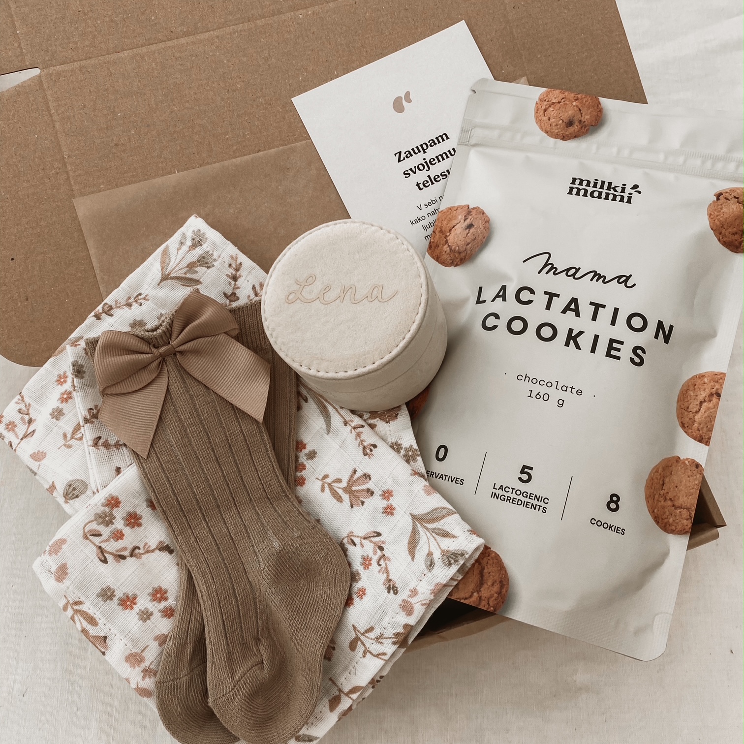 Darilni paket za mamico in dojenčka - Mami in jaz