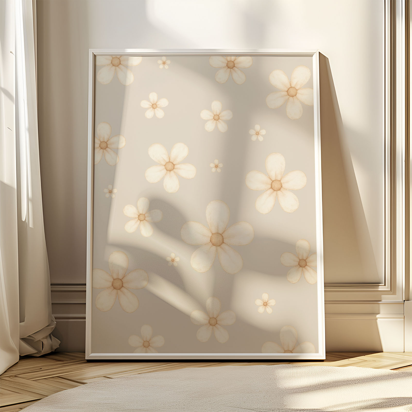 Dekorativni plakat za otroško sobo - Marjetice - slika 2