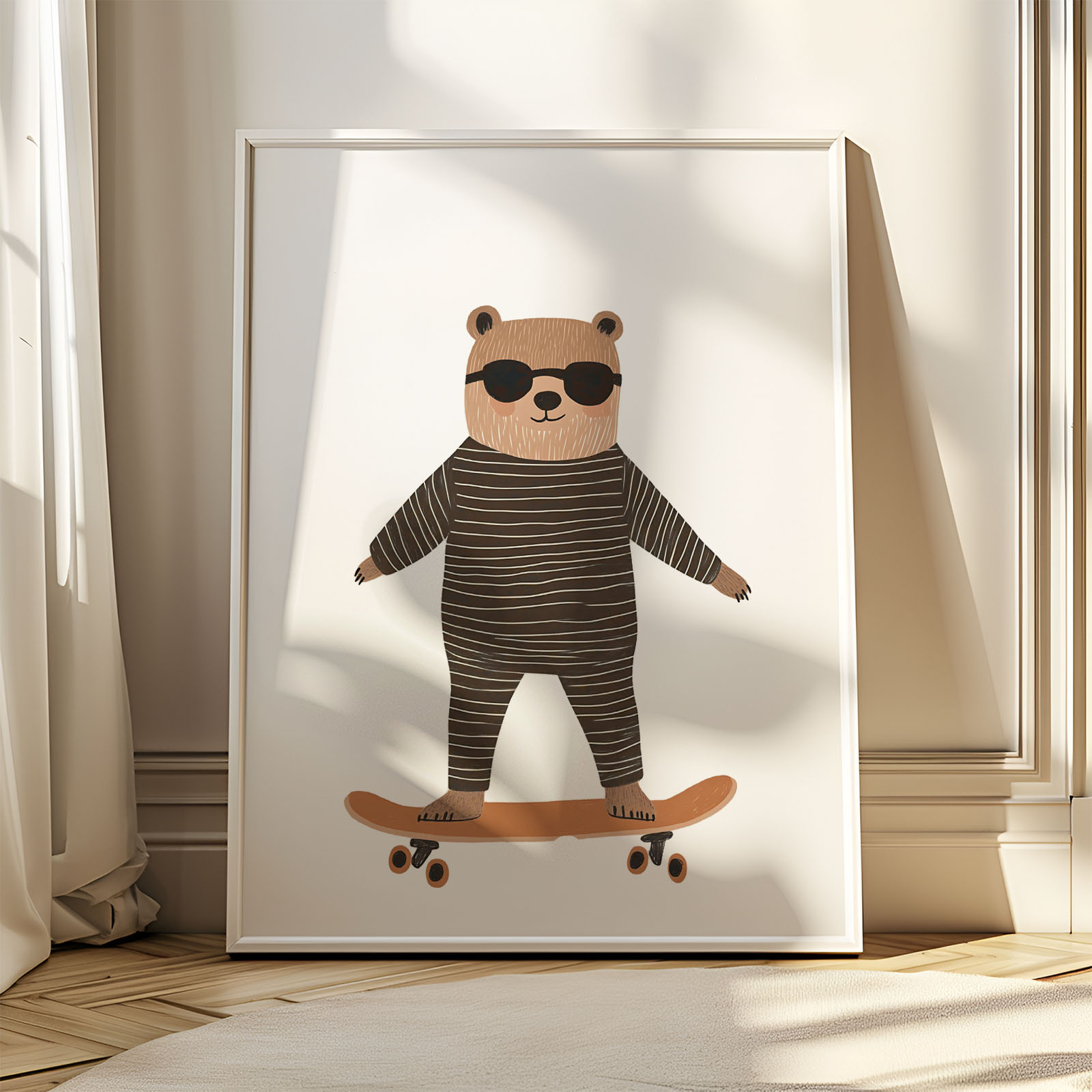 Dekorativni plakat za otroško sobo – nežen stenski dekor za otroke