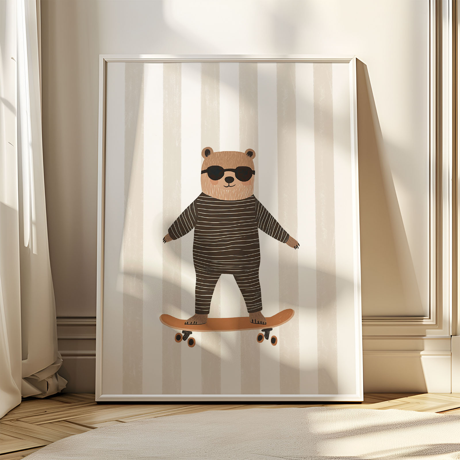 Dekorativni plakat za otroško sobo – nežen stenski dekor za otroke