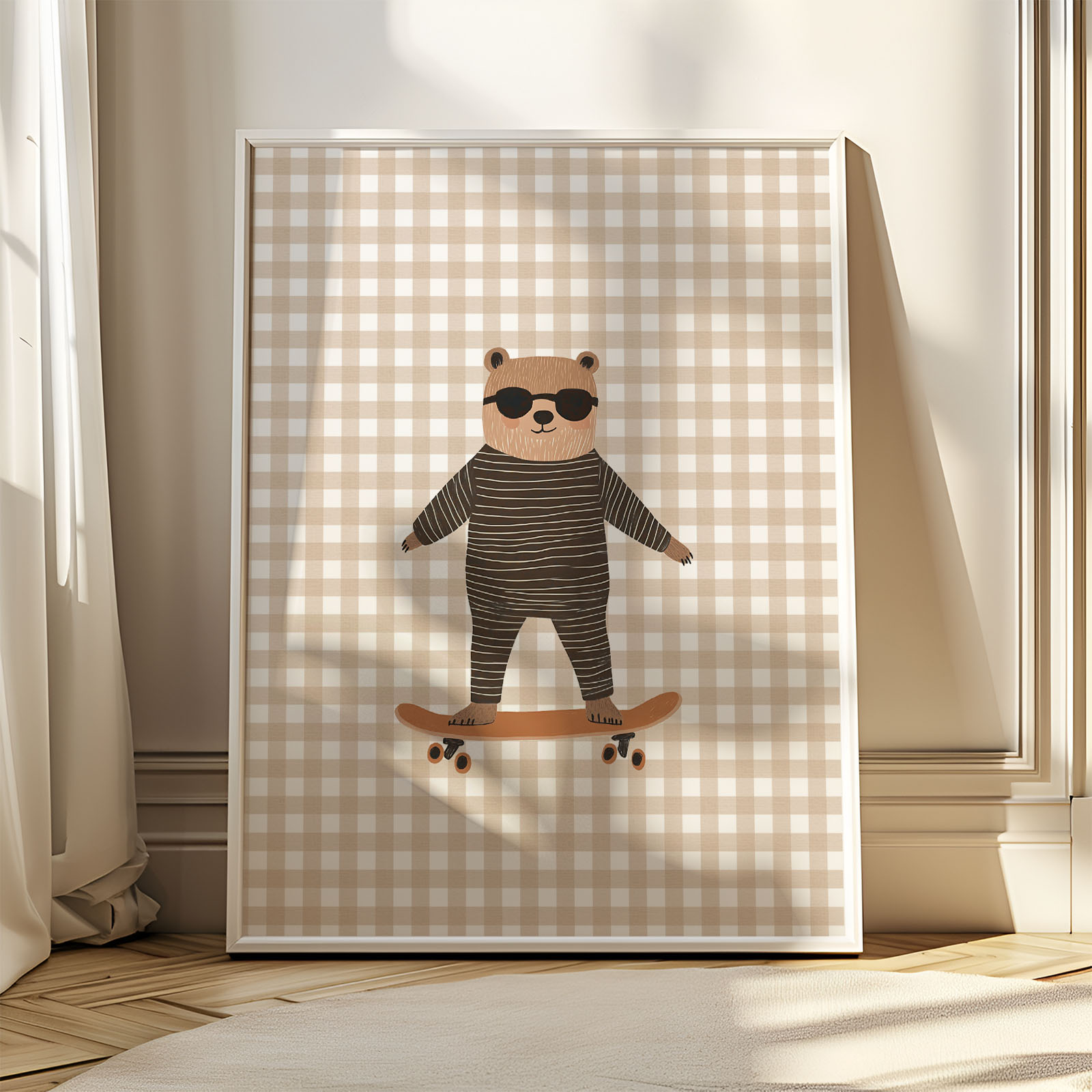 Dekorativni plakat za otroško sobo – nežen stenski dekor za otroke