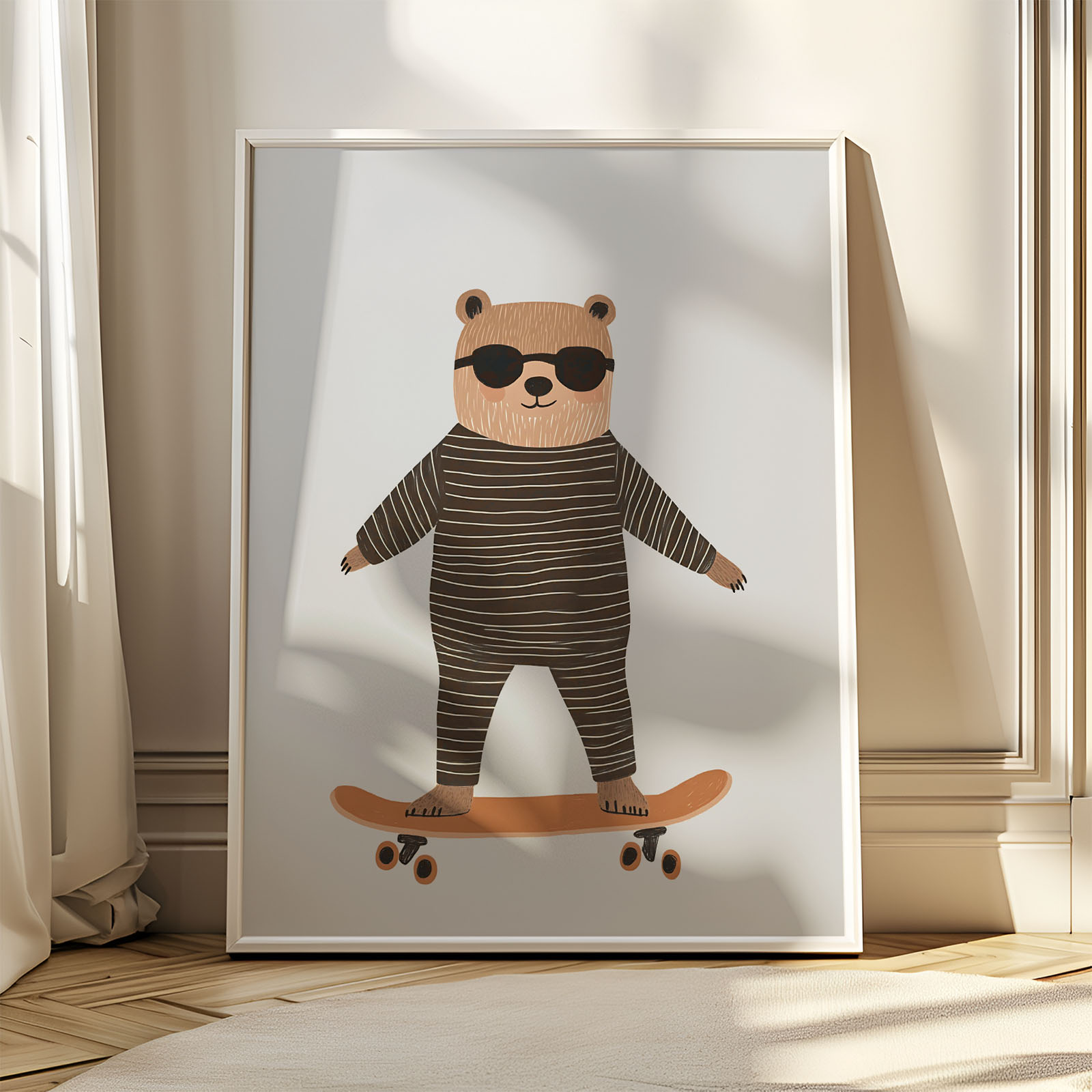 Dekorativni plakat za otroško sobo – nežen stenski dekor za otroke