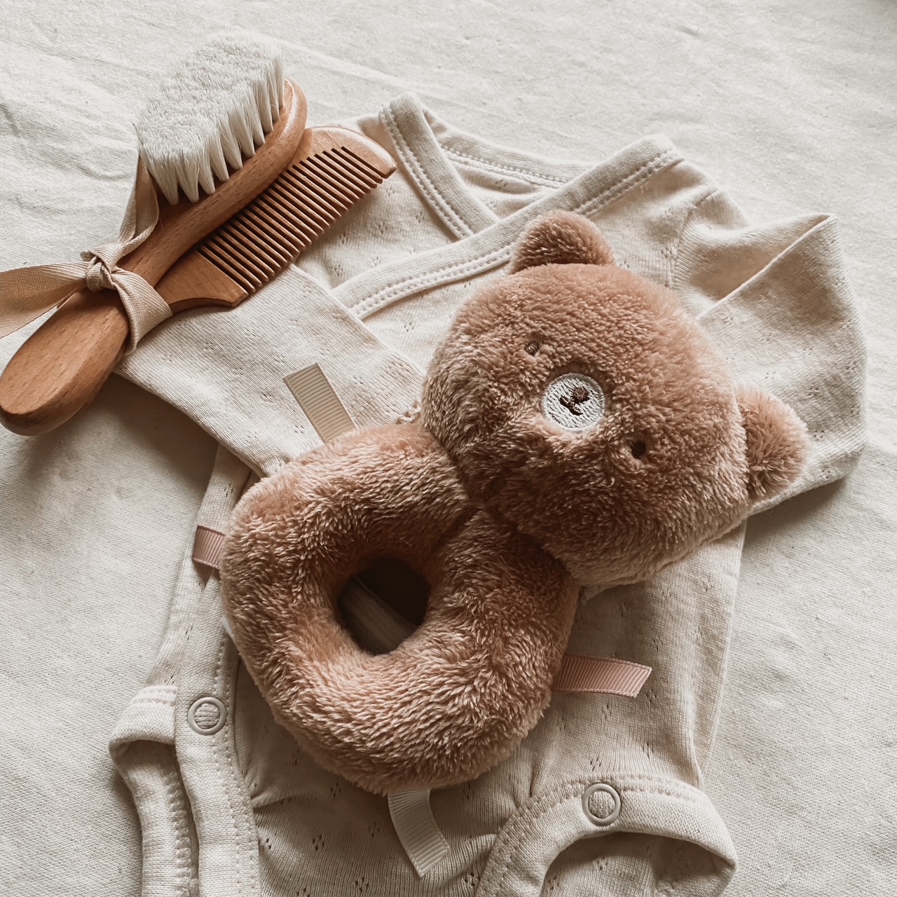 Ropotuljica za dojenčka - Medvedek