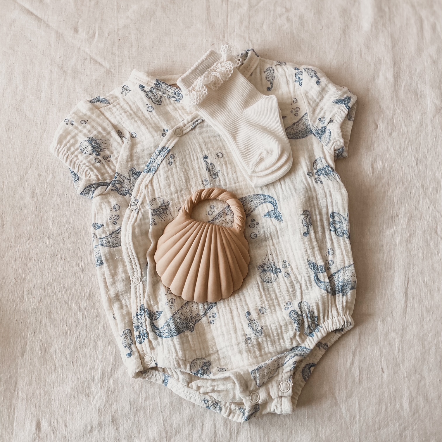 Darilni paket za novorojenčka - Morska deklica