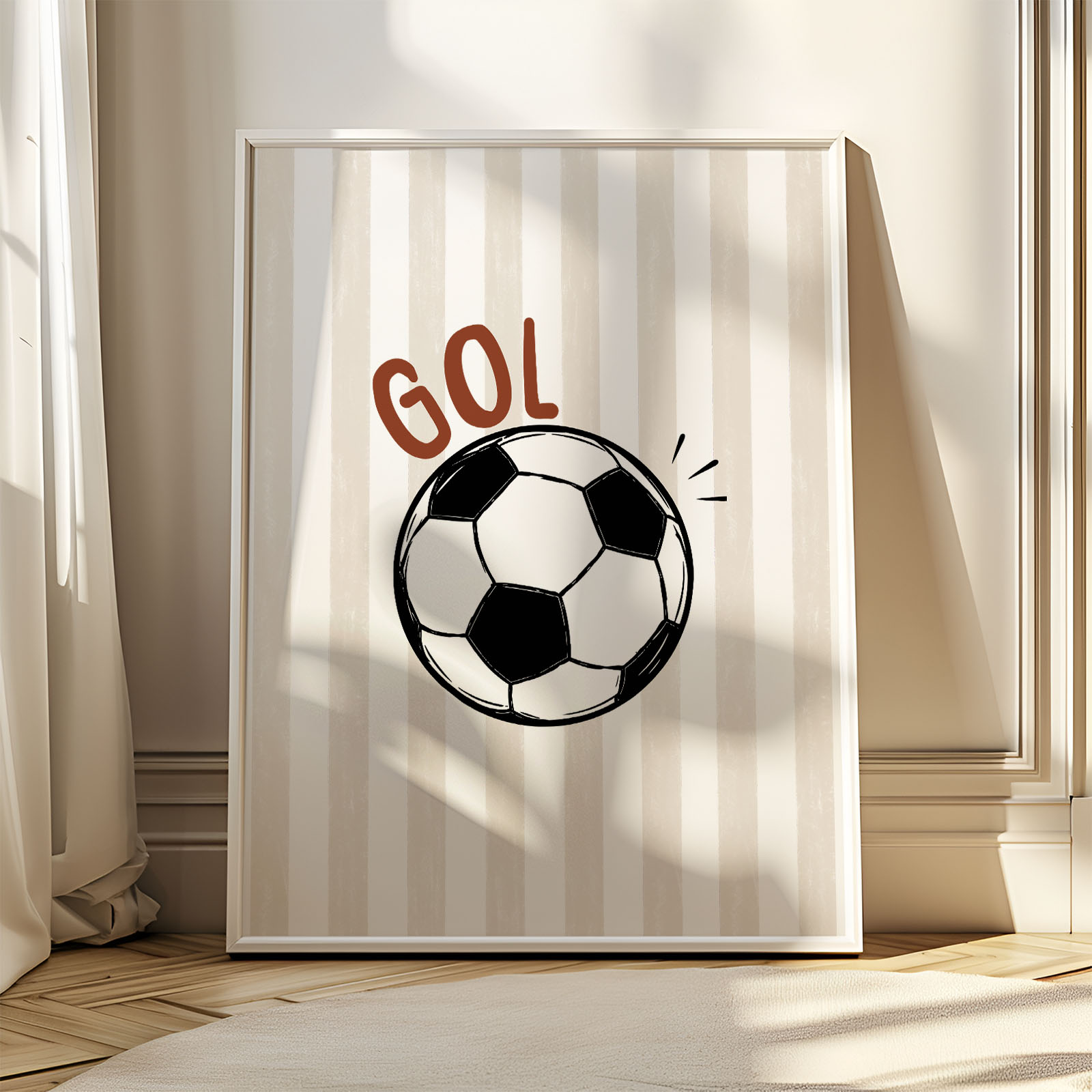 Dekorativni plakat za otroško sobo - Gol - slika 7