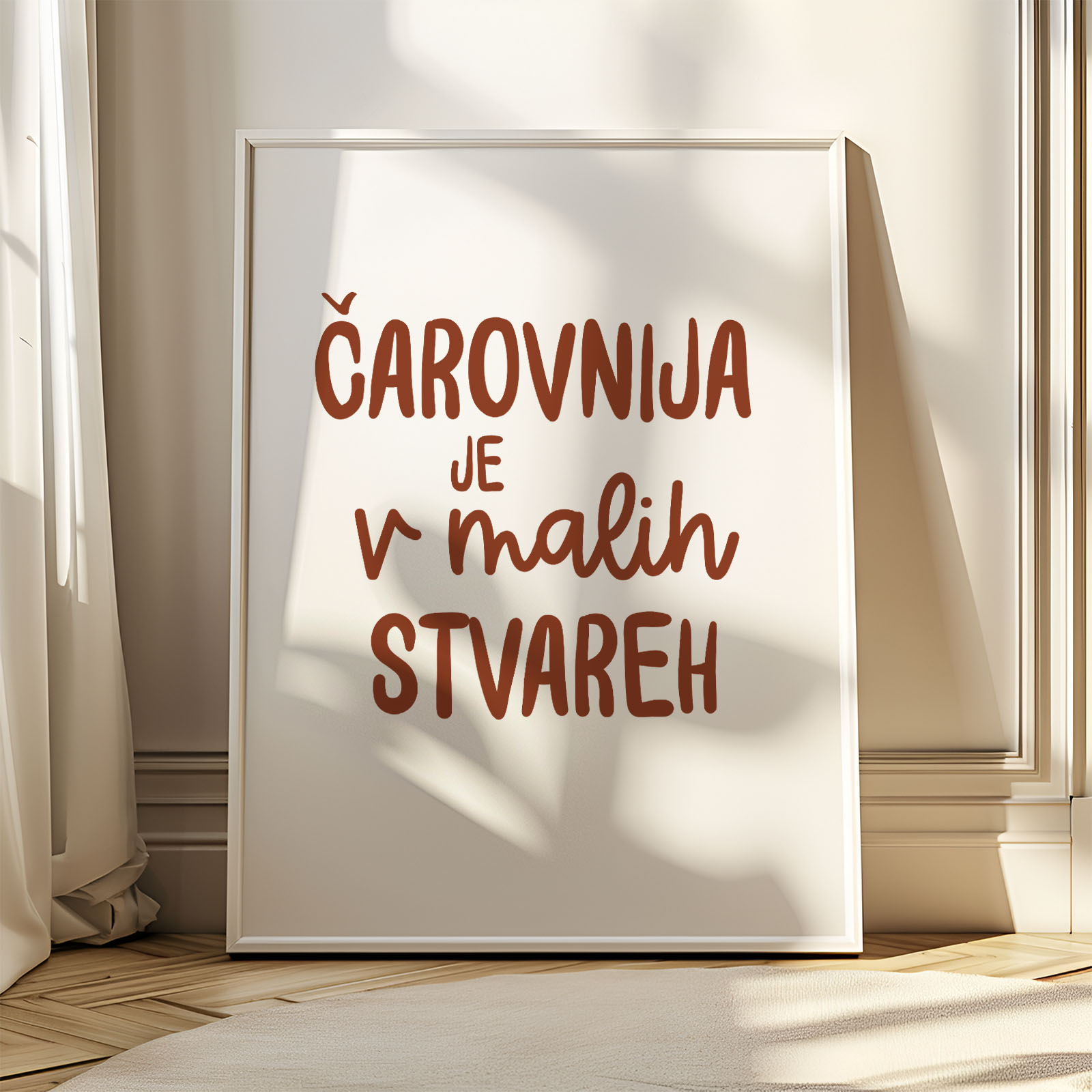 Dekorativni plakat za otroško sobo - Čarovnija je v malih stvareh - slika 4