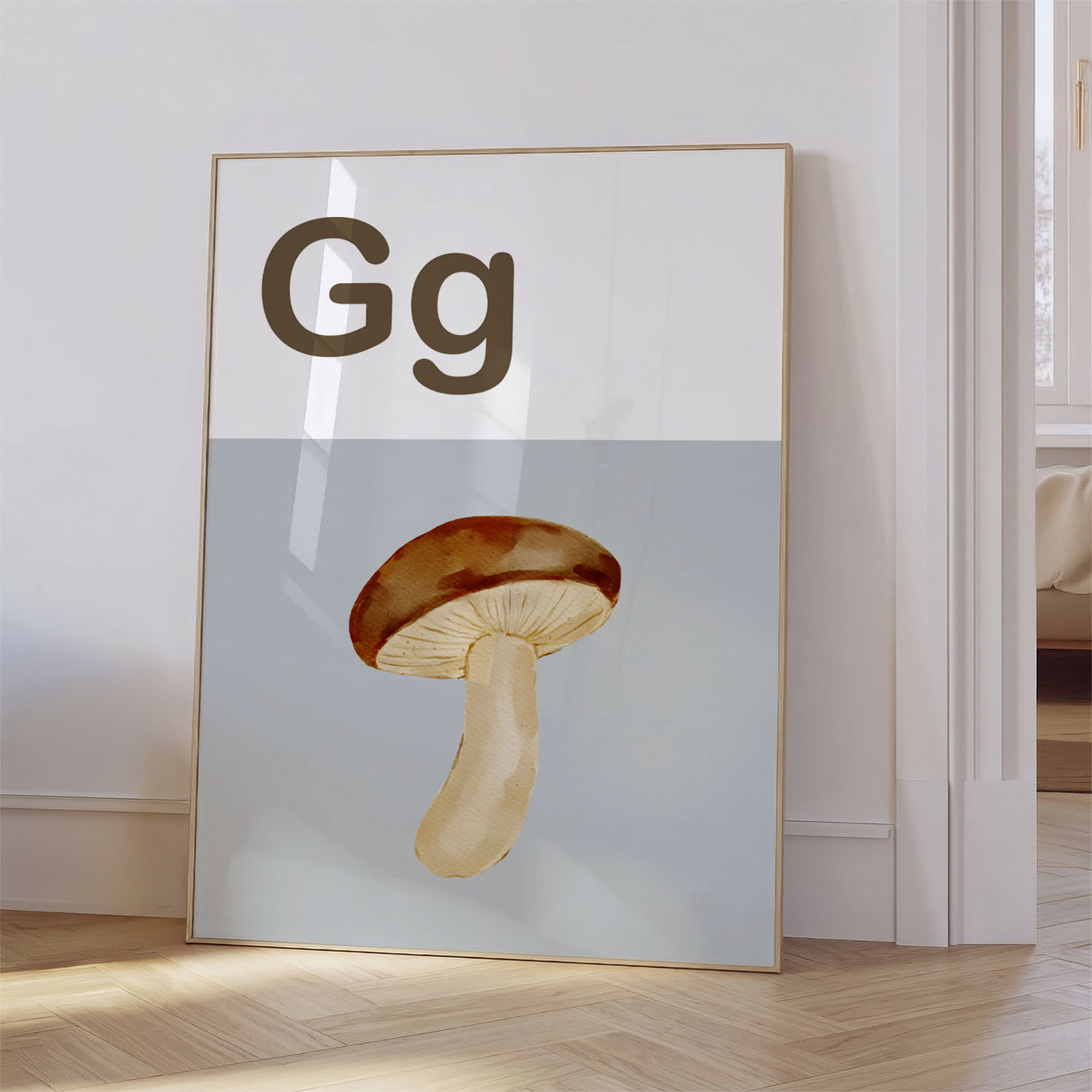 Otroški plakat črka G
