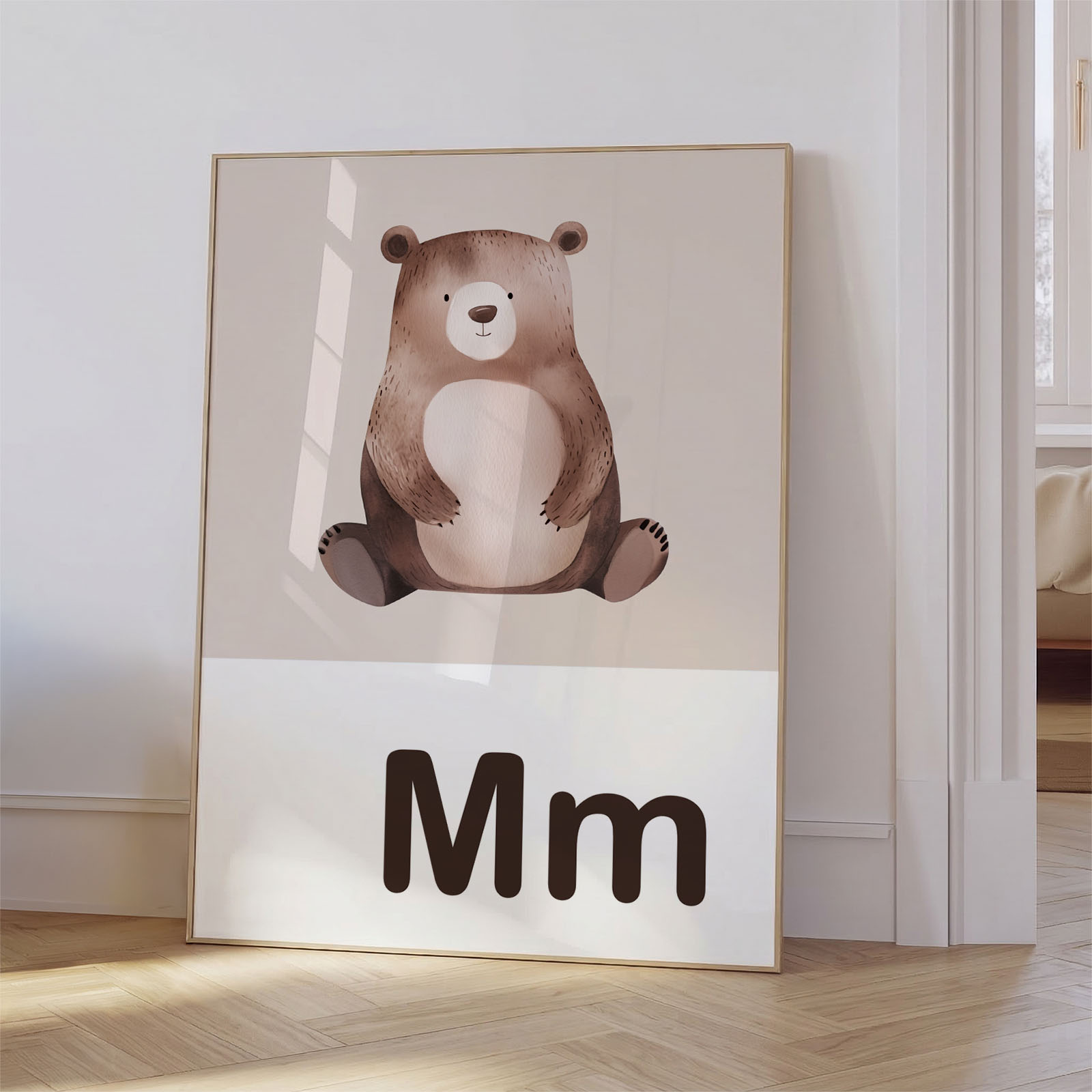Otroški plakat črka M - slika 2