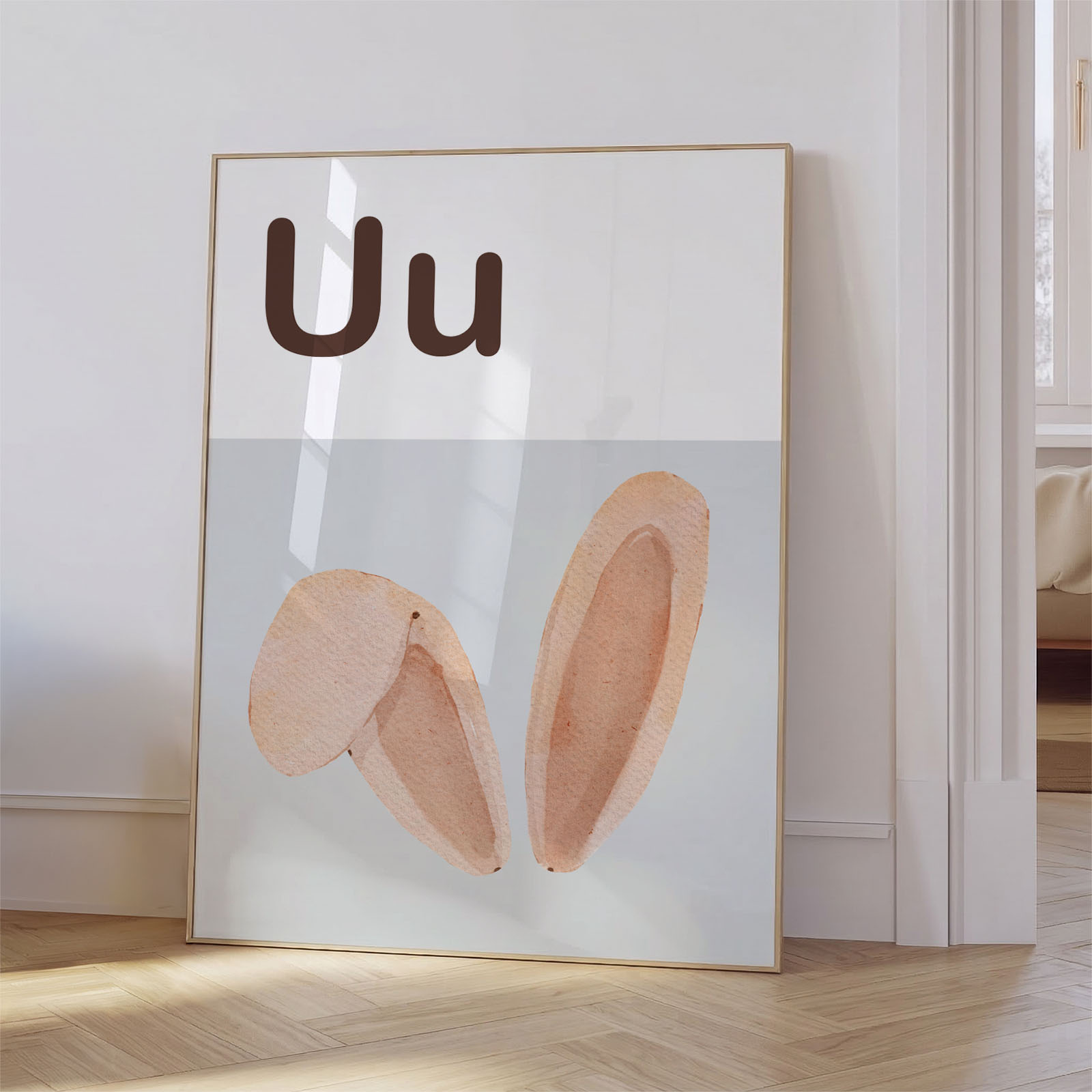 Otroški plakat črka U - slika 2